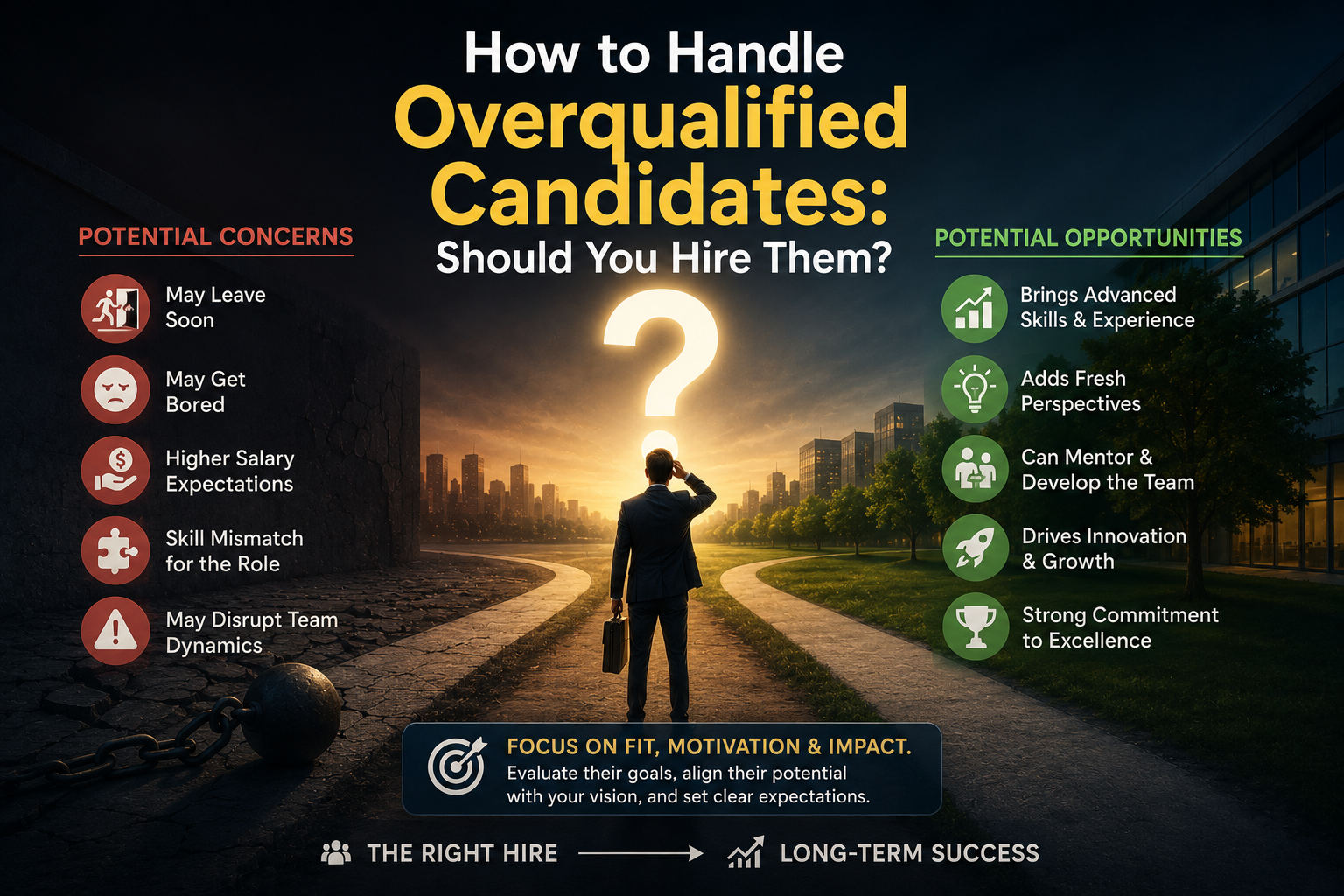 How to Handle Overqualified Candidates: Should You Hire Them?