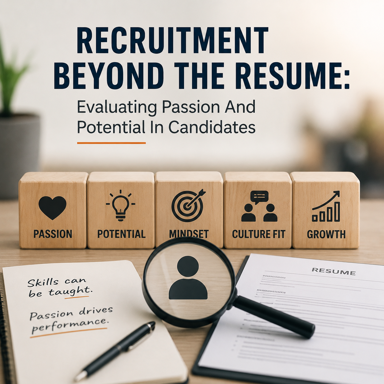 Recruitment Beyond the Resume: Evaluating Passion and Potential in Candidates